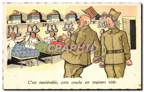 Militaria - Humoristique - Humour - C est Intolerable - Ansichtskarte AK