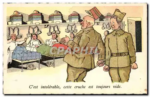 Militaria - Humoristique - Humour - C est Intolerable - Cartes postales