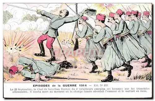 Militaria - Illustration - Episodes de la Guerre 1914 - Ansichtskarte AK