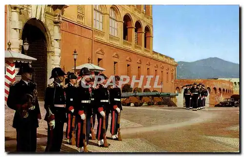 Monaco - La Releve de la Garde des Carabiniers de SAS le Prince de Monaco - Cartes postales moderne