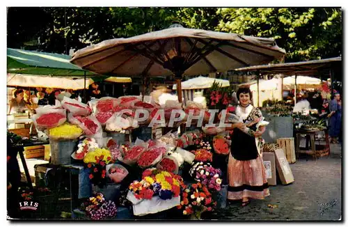 La Cote d Azur - Marche aux Fleurs - Ansichtskarte AK