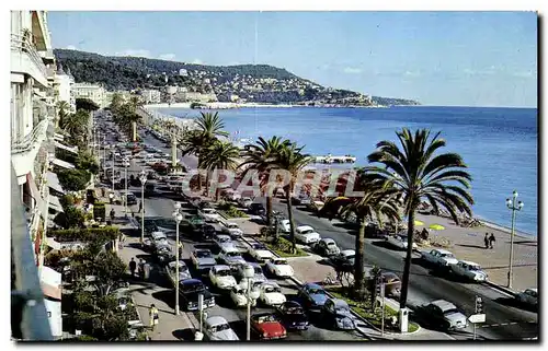 Nice - Promenade des Anglais vers le Mont Boron - Ansichtskarte AK