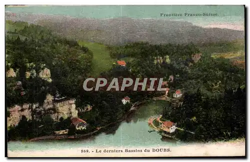 Le Derniers Bassins du Doubs - Ansichtskarte AK