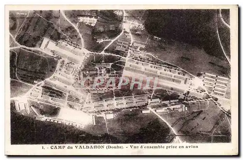 Camp du Valdahon - Vue d ensemble prise en avion - Cartes postales