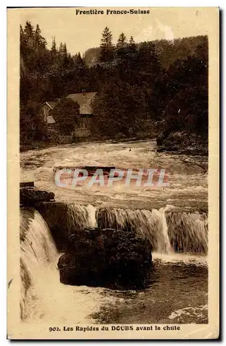 Les Rapides du Doubs avant la chute - Ansichtskarte AK