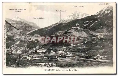 Briancon - pris de la Gare - Cartes postales