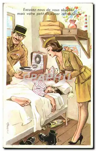 Militaria - Humour - Humoristique - Illustration - Cartes postales