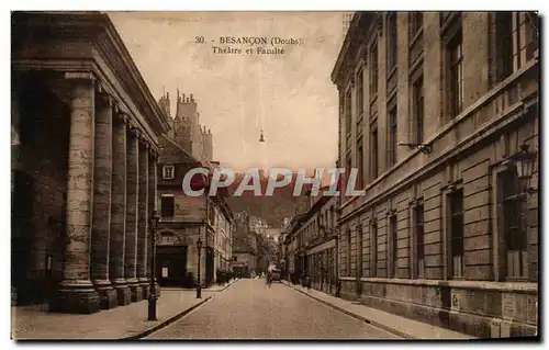 Besancon - Theatre et Faculte - Cartes postales