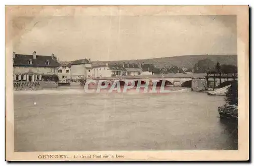 Quingey - Le Grand Pont sur la Loue - Ansichtskarte AK