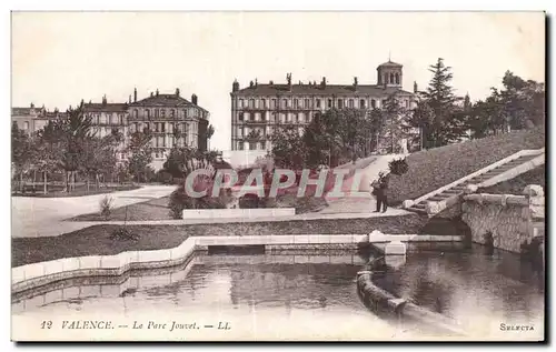 Ansichtskarte AK Valence Le parc Jouvet