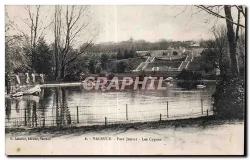 Cartes postales Valence Parc Jouvet Les cygnes