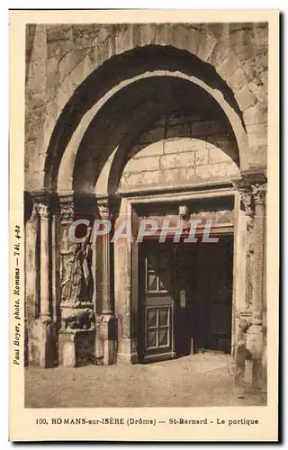 Cartes postales Romans sur Isere St Bernard Le portique