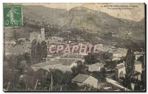 Cartes postales La Motte Chalancon Vue generale