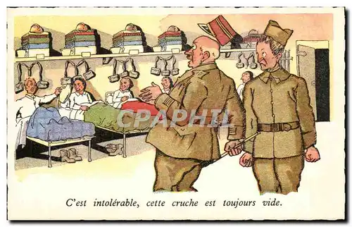 Militaria - Humour - Humoristiques - Illustration - Cartes postales