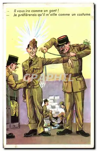 Militaria - Humour - Humoristiques - Illustration - Cartes postales