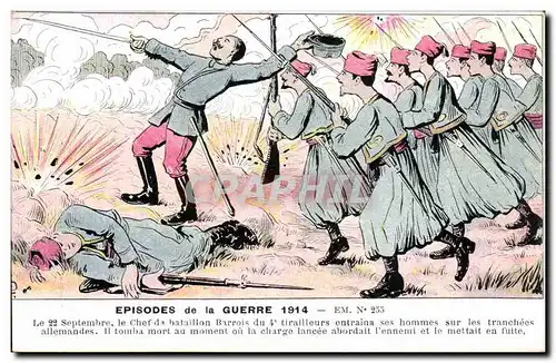 Militaria - Illustration - Episodes de la Guerre 1914 - Ansichtskarte AK