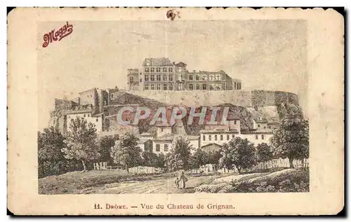 Vue du Chateau de Grignan - Cartes postales