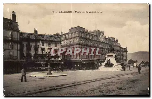 Valence - La Place de la Republique Brasserie de Lyon - Cartes postales