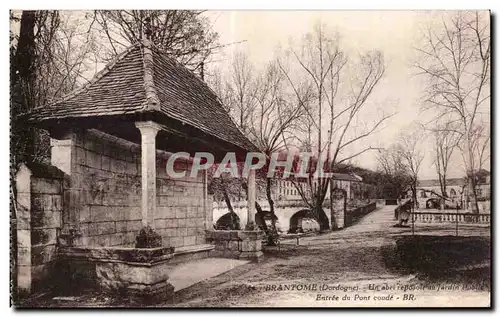 Brantome - Un abri - Jardin Public - Entree du Pont - Cartes postales