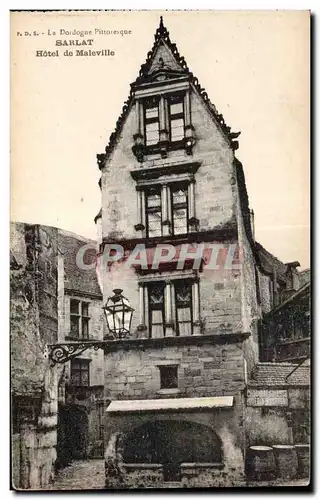 Sarlat - Hotel de Maleville - Ansichtskarte AK