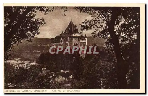 Environs de Carsac - Chateau de Monfort - Cartes postales