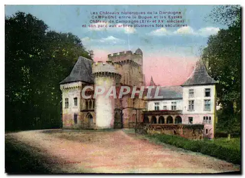 Les Chateaux Historiques de la Dordogne Campagne - Cartes postales
