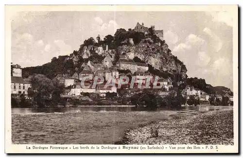 Beynac - Vue prise des Ilots - Cartes postales