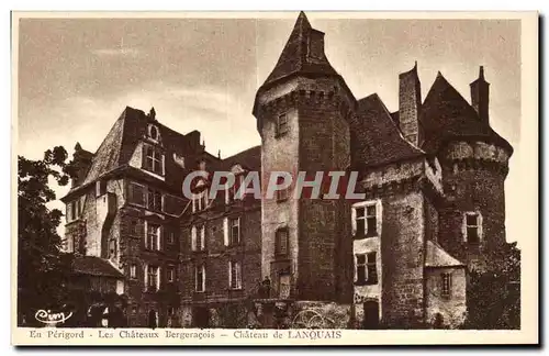 En Perigord - Les Chateaux Bergeracois - Chateau de Lanquais - Ansichtskarte AK