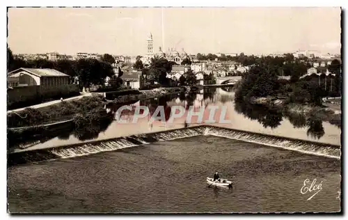 Perigueux - Le Barrage Ste Claire - au fond - Saint Front - Ansichtskarte AK