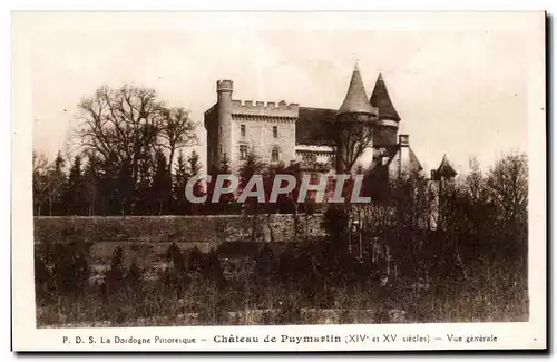 Chateau de Puymartin - Vue Generale - Cartes postales