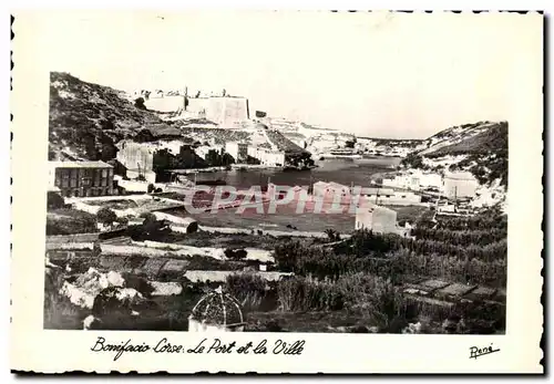 Corse - Corsica - Bonifacio - Le Port et la Ville - Cartes postales moderne