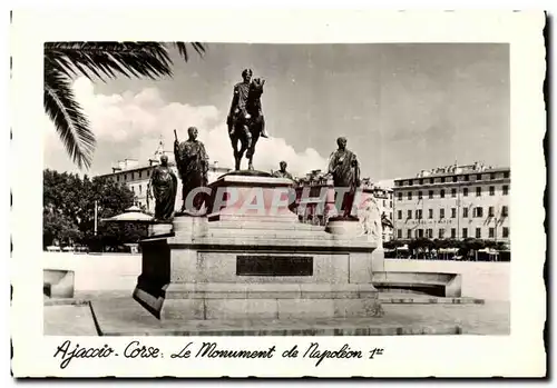 Corse - Corsica - Ajaccio - La Monument de Napoleon I - Moderne Karte