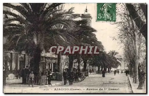 Corse - Corsica - Ajaccio - Avenue du I Consul - Cartes postales