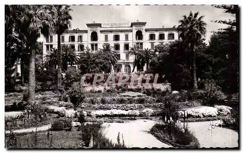 Cartes postales moderne Corse Corsica Ajaccio Les jardins du grand hotel et Continental