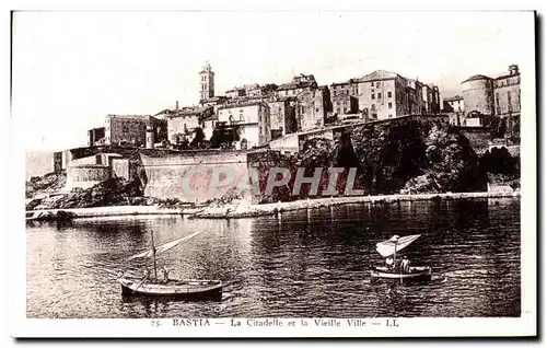 Cartes postales Corse Corsica Bastia la citadelle et la vieille ville