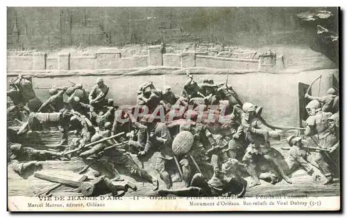 Cartes postales La vie de Jeanne d arc Orleans Prise des tourelles Pendant l assaut