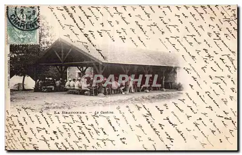 Cartes postales Militaria La Bragonne La cantine