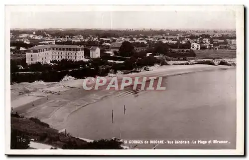 St Georges de Didonne - Vue Generale - La Plage et Miramar - Cartes postales