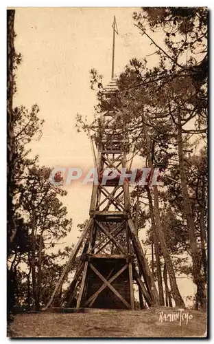 Ile d Oleron - Foret de Saint Trojan les Bains - L Observatoire permettant du surveiller la Cote Sau