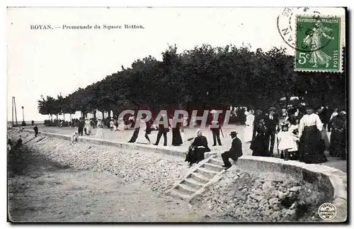 Royan - Promenade du Square Botton - Cartes postales