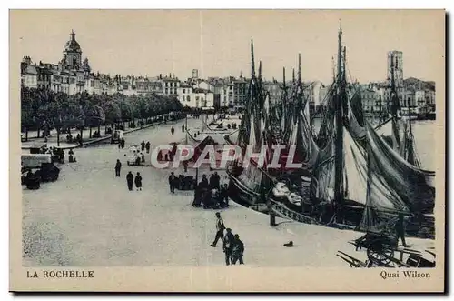 La Rochelle - Quai Wilson Bateaux - Ansichtskarte AK