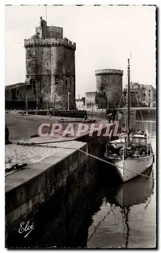 La Rochelle - Entree du Port et les Tours Bateau - Cartes postales moderne