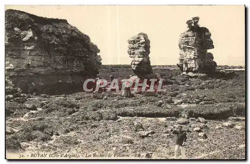 Royan - Les Rochers de Vallieres - Ansichtskarte AK