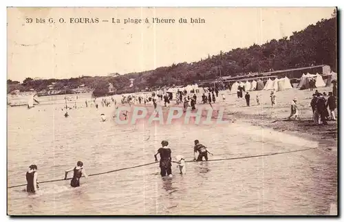 Fouras les Bains - La Plage a l Heure du Bain - Ansichtskarte AK