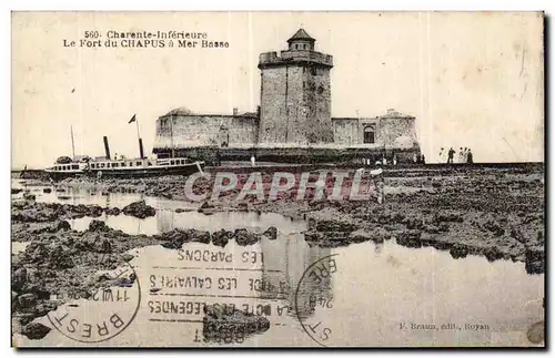 Le Fort du Chapus a Mer Basse Bateau - Cartes postales