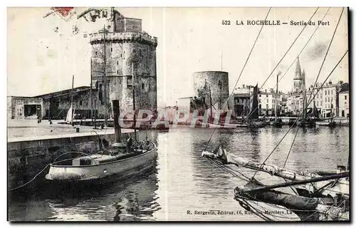 La Rochelle - Sortie du Port Bateau - Cartes postales