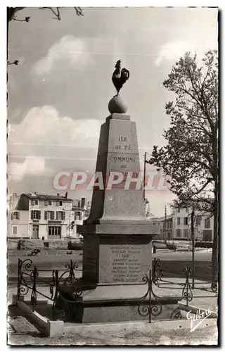 Ile de Re - La Flotte en Re - Le Monument aux Morts - Cartes postales