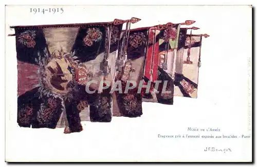 Ansichtskarte AK Militaria Musee de l armee Paris Drapeaux pris a l ennemi exposes aux Invalides