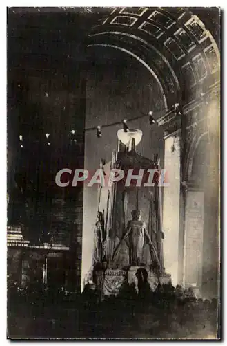 CARTE PHOTO Militaria Statue ( Paris ? )