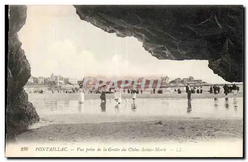 Pontaillac - Vue prise de la Grotte du Chene Sainte Marie - Ansichtskarte AK